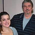 woman and man standing together