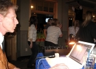 Colin Seed DJing at a party