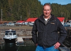 Lex Jones standing on a dock