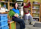 Velvet Kavanagh (L) and colleague Fawn Meichel (R) in their store