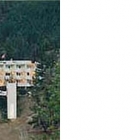exterior of the Radium lodge