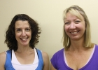 Pinnacle Pilates owner Louise Wight (L) and colleague Carolyn Acason (R)