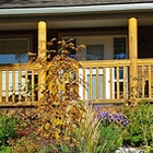 landscaping in front of a house