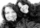 two women in a close-up shot