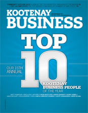 KootenayBiz magazine cover