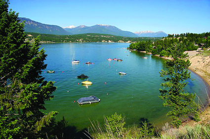 A scenic view of Mountain Shadows RV Resort 