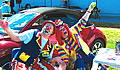 Clowns at the festival