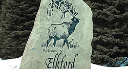 Elkford sign