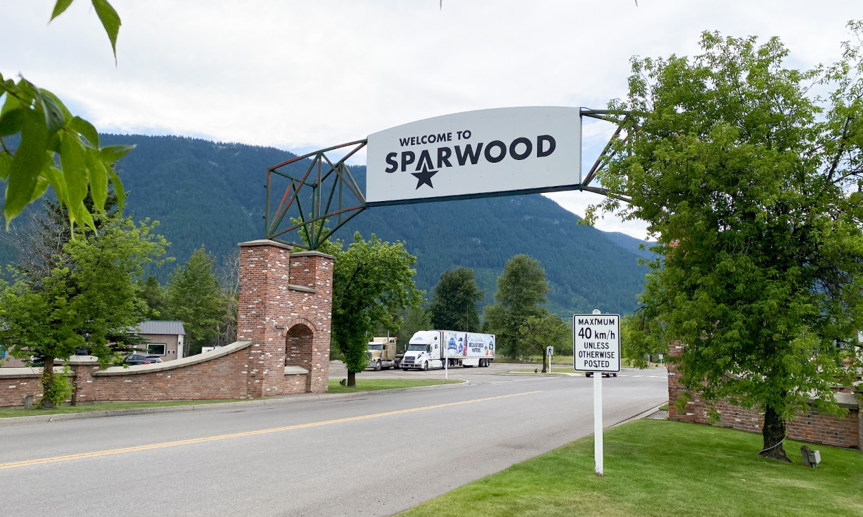 Sparwood, B.C., has a memorial to the miners who founded the community.
